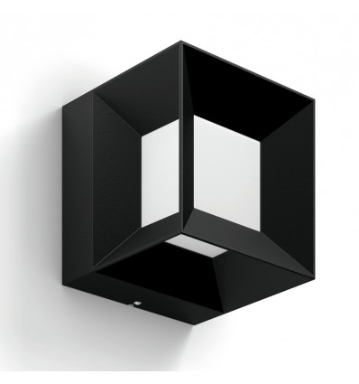 parterre wall lantern black 1x8w