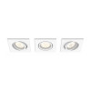 shellbark ingebouwd wit 3x4.5w