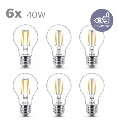 LED classic 40W A60 E27 WW CL ND 6CT/4