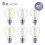 LED classic 60W A60 E27 WW CL ND 6CT/4