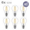 LED classic 60W A60 E27 WW CL ND 6CT/4