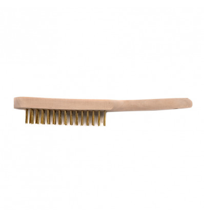 handborstel 4rijen messing sadu