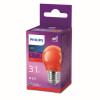 LED colored P45 E27 RED 1PF/6