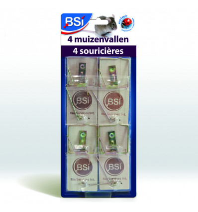 BSI 4 Houten Muizenvallen