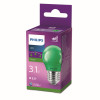 LED colored P45 E27 GREEN 1PF/6
