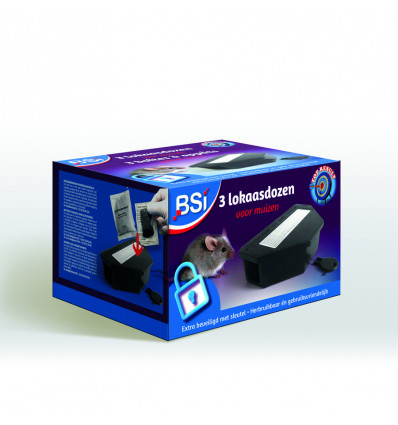 BSI Lokaasdoos Muis 3 st