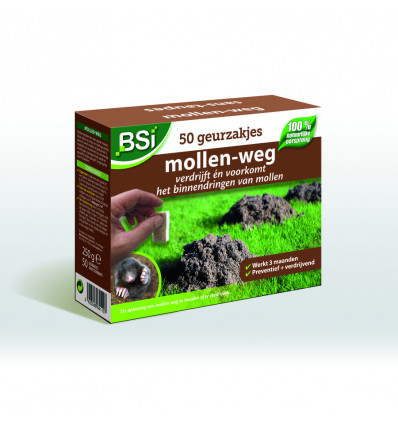 BSI Mollen Weg 50 Wateroplosbare Zakjes