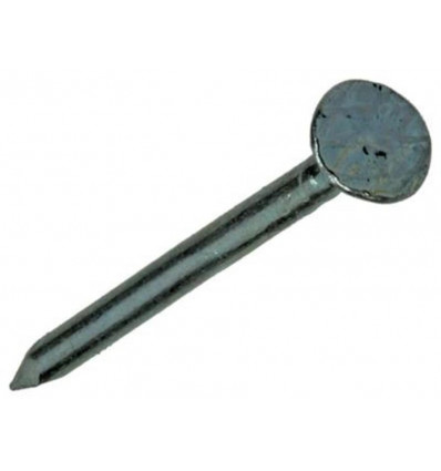 NAGEL PLATTE KOP STAAL VERZINKT 100 GR 1,2 X 20 MM