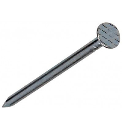 NAGEL PLATTE KOP STAAL VERZINKT 100 GR 2,4 X 50 MM