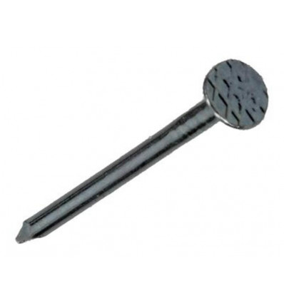 NAGEL PLATTE KOP STAAL VERZINKT 100 GR 1,5 X 25 MM