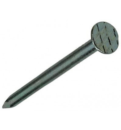 NAGEL PLATTE KOP STAAL VERZINKT 100 GR 1,8 X 30 MM