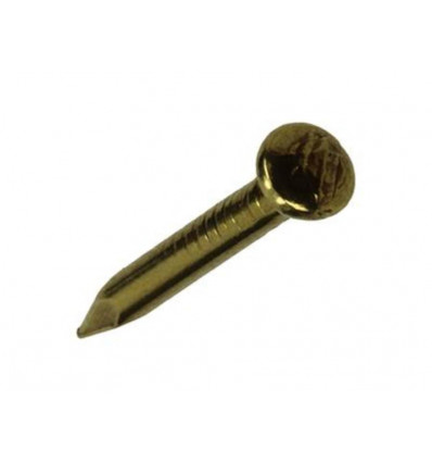 NAGEL BOLLE KOP MESSING 20 GR 1,5 X 15 MM