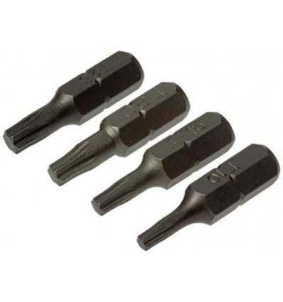 TORX SCHROEFBIT STAAL ONBEHANDELD 4 ST T 10 - 15 -