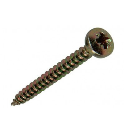SPAANPLAATSCHROEF CYLKOP GEELVERZ.15 ST 4,0 X 40 MM