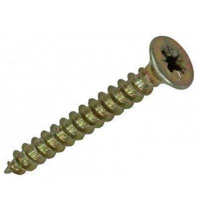 SPAANPLAATSCHROEF VZ KOP GEELVERZ.40 ST 3,0 X 25 MM