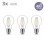 LED classic 40W A60 E27 WW CL ND 3PF/6