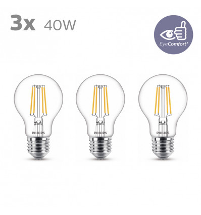LED classic 40W A60 E27 WW CL ND 3PF/6