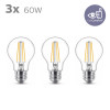 LED classic 60W A60 E27 WW CL ND 3PF/6
