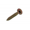 SPAANPLAATSCHR KOP GEELVERZ.18 ST 4,5 X 30 MM