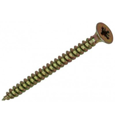 SPAANPLAATSCHROEF VZ KOP GEELVERZ.11 ST 4,5 X 55 MM