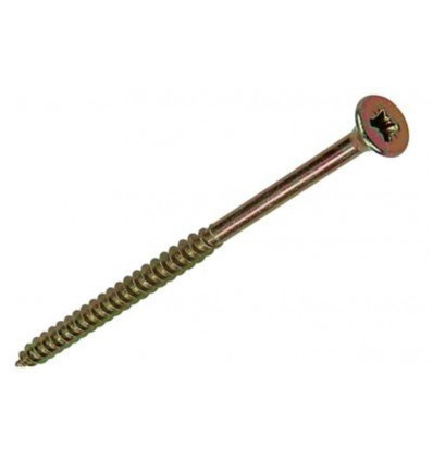 SPAANPLAATSCHROEF VZ KOP GEELVERZ. 8 ST 4,5 x 80 MM
