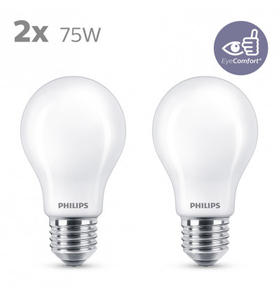 LED classic 75W A60 E27 WW FR ND 2PF/6