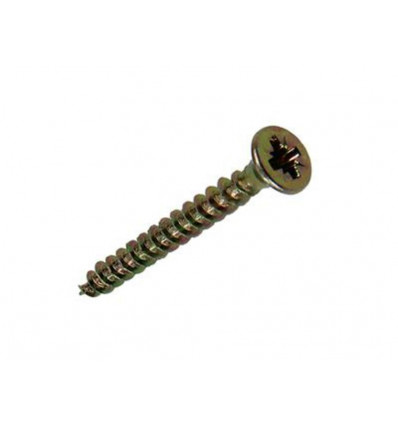 SPAANPLAATSCHROEF VZ KOP GEELVERZ. 75ST 3,5 X 30 MM