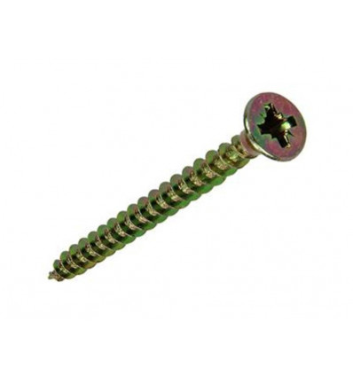 SPAANPLAATSCHROEF VZ KOP GEELVERZ. 55ST 3,5 X 40 MM