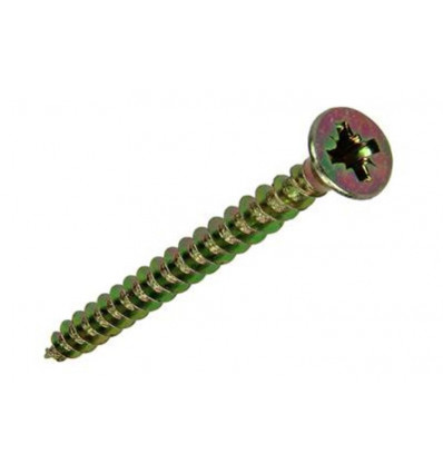 SPAANPLAATSCHROEF VZ KOP GEELVERZ. 40ST 4,0 X 40 MM