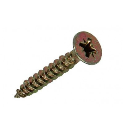 SPAANPLAATSCHROEF VZ KOP GEELVERZ. 50ST 4,5 X 30 MM