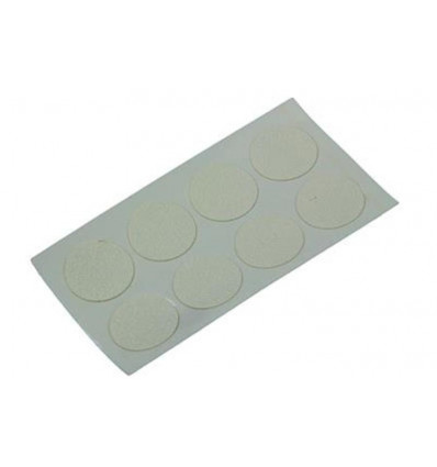 ZELFKLEVEND AFDEKKAPJE KUNSTST.WIT 96ST 13 MM