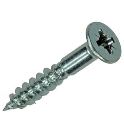 SCHROEF MET KOPBORING STAAL VERZ. 12 ST 4,5 X 30 MM