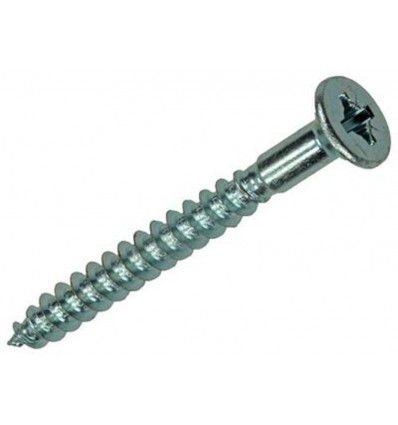 SCHROEF MET KOPBORING STAAL VERZ. 10 ST 4,5 X 45 MM