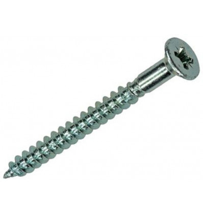 SCHROEF MET KOPBORING STAAL VERZ. 8 ST 4,5 X 50 MM