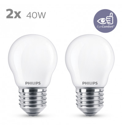 LED classic 40W P45 E27 WW FR ND 2PF/6