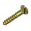 HOUTSCHROEF VERZONKEN KOP MESSING 11ST 3,5 X 20 MM
