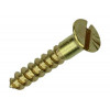 HOUTSCHROEF VERZONKEN KOP MESSING 11ST 3,5 X 20 MM