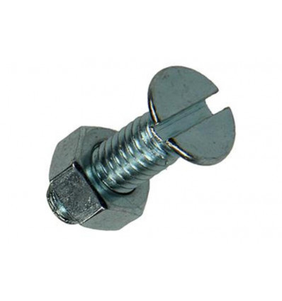 METAALSCHROEF VERZ. KOP+MOER VERZ. 10ST M6 X 20 MM