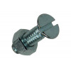 METAALSCHROEF VERZ. KOP+MOER VERZ. 10ST M6 X 20 MM