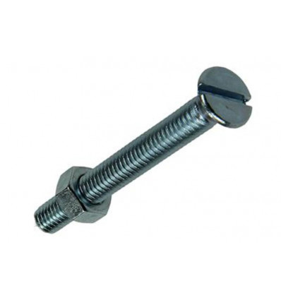 METAALSCHROEF VERZ. KOP+MOER VERZ. 10ST M5 X 40 MM