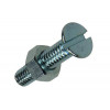 METAALSCHR VERZ. KOP+MOER VERZ. 9 ST M6 X 25 MM