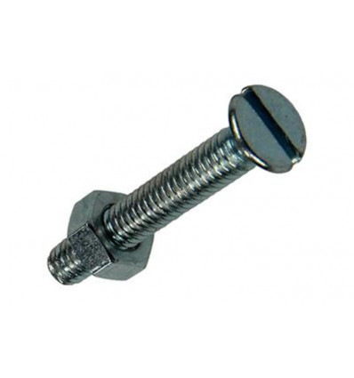 METAALSCHROEF VERZ. KOP+MOER VERZ. 16ST M4 X 25 MM