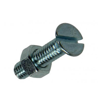 METAALSCHROEF VERZ. KOP+MOER VERZ. 15ST M5 X 20 MM