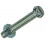 METAALSCHROEF CYL. KOP+MOER VERZ. 16 ST M4 X 25 MM