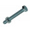 TAPBOUT + MOER STAAL VERZINKT 4 ST M8 X 60 MM