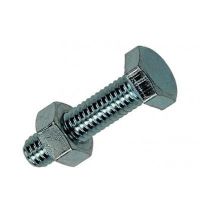 TAPBOUT+MOER STAAL VERZINKT 13 ST M6 X 25 MM