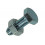 TAPBOUT+MOER STAAL VERZINKT 3 ST M10 X 30 MM