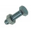 TAPBOUT+MOER STAAL VERZINKT 6 ST M8 X 30 MM