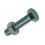 TAPBOUT + MOER STAAL VERZINKT 5 ST M8 X 35 MM
