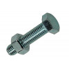 TAPBOUT + MOER STAAL VERZINKT 5 ST M8 X 35 MM